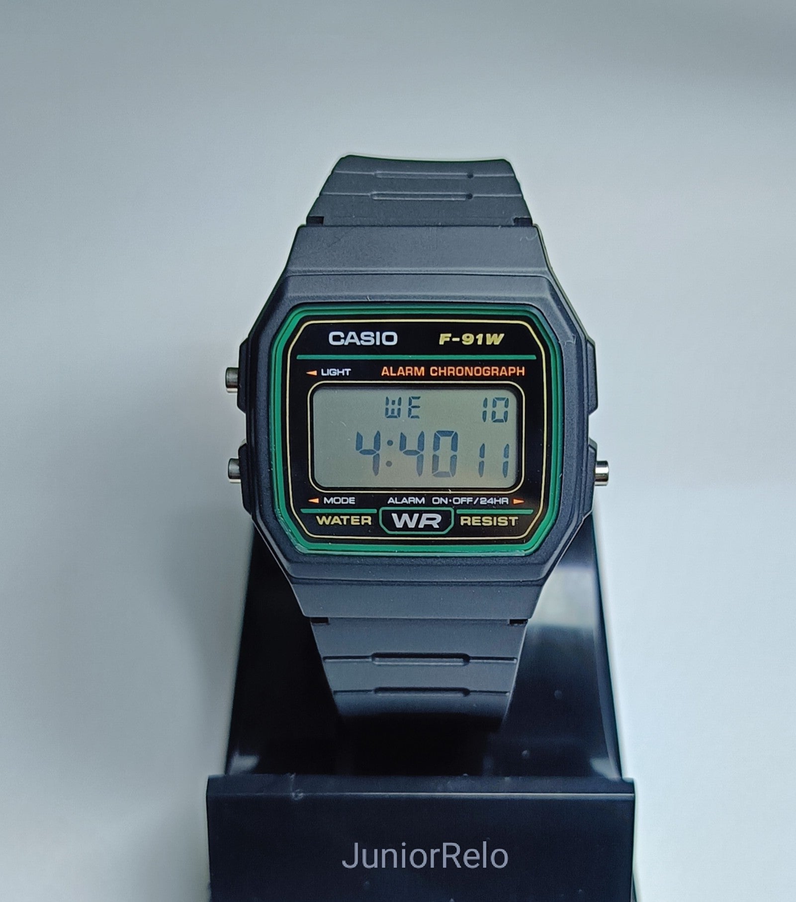 Casio F-91W-3DG Black Resin Strap Watch