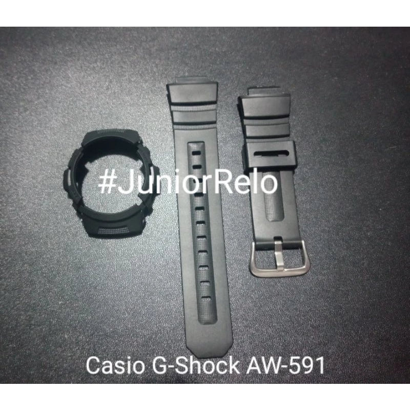 G-Shock Casio ORIGINAL BEZEL AND STRAP AW-591, AW-590/5230/282B, AWG-M100