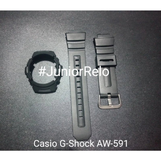 G-Shock Casio ORIGINAL BEZEL AND STRAP AW-591, AW-590/5230/282B, AWG-M100